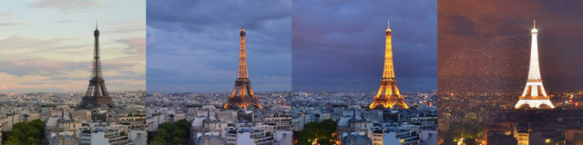 Paris ville lumière - Vidéo accélérée par Guillaume Simard