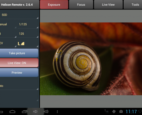 Helicon Remote pour Android