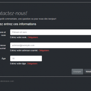Formulaire Angular jS