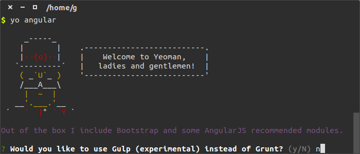yeoman-installation-angular-etape-1