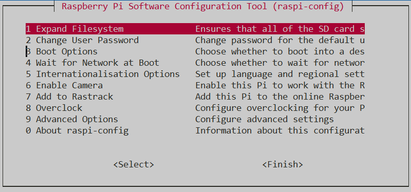 raspi-config