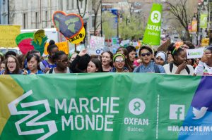 Banderole de la Marche monde 2017