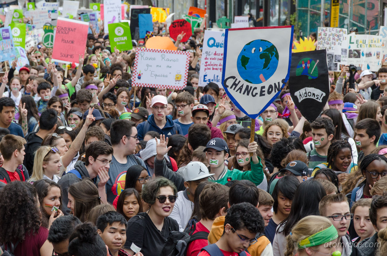 Foule à la Marche monde 2017
