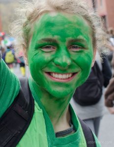 Sourire vert à la Marche monde 2017
