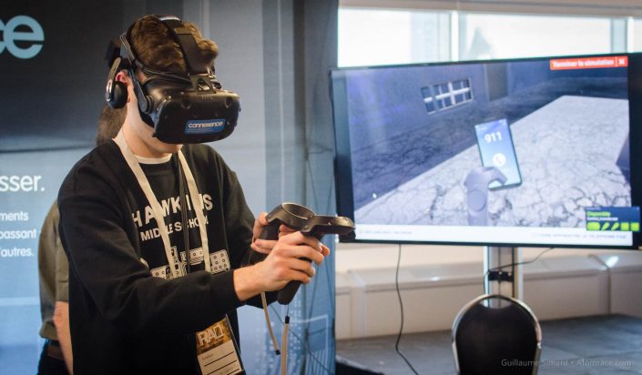 Alex explore un monde virtuel