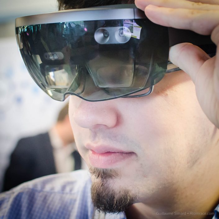 Jean avec le HoloLens